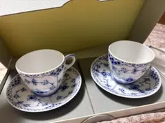 ロイヤルコペンハーゲン ブルーフルーテッド ダブルレース18cm - メルカリ