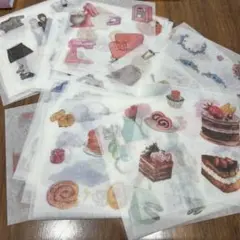 스티커, 다이어리, 다이어리, DIY 데코레이션, 와시, 다양한 종류, 문구류