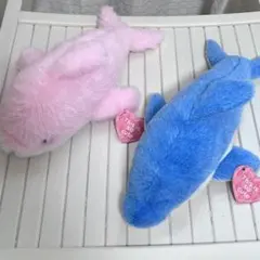 This is so cute イルカ　ぬいぐるみ　セット