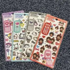 新品 未使用 平成はっぴーフォン シール サンリオ もんちっち