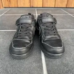 NIKE コート バー ロウ ブラック 19センチ