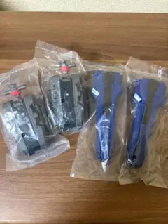 ストリングランチャー＆グリップ　×２セット　ガンメタ＆ブルー　ベイブレードＸ