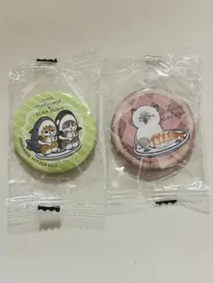 mofusand KURA SUSHI 缶バッジ 2個セット