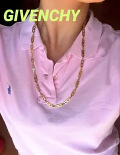 GIVENCHY ゴールドカラー ロゴ ネックレスのサムネイル