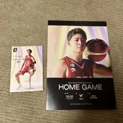 三遠ネオフェニックス 浅井選手ポストカード ゲームプログラム