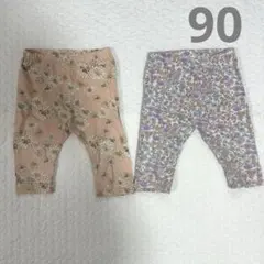 ユニクロ　ベビー　レギンス　90 2枚セット
