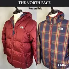 希少☆ノースフェイス　リバーシブル　 ダウンジャケット 　450