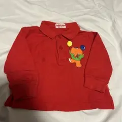 CHIEKOSAKU 赤ポロシャツ 80 チエコサク　ミキハウス