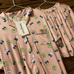 たまごっち　パジャマ　ルームウェア　セットアップ　シャツ　ハーフパンツ　まめっち