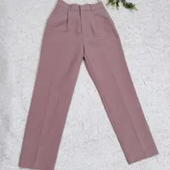 THE SHOP TK ザ ショップ ティーケー テーパードパンツ ピンク S