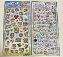 【正規品】　あわわちゃん　ラブ友　ジュエルプチドロップステッカー　シール