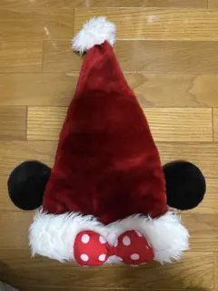 ミニーマウス耳付きフリース帽子 - メルカリ
