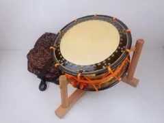 和太鼓　締太鼓　台付き　＃AQ8のサムネイル