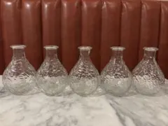 ガラス製花瓶 5個セット