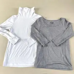 ユニクロ　ヒートテック　2枚　セット　ハイネック　インナー