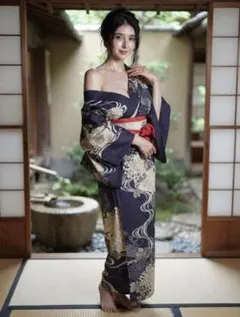 GIBOUS DARK SNAKE YUKATA BLACK 浴衣 - メルカリ