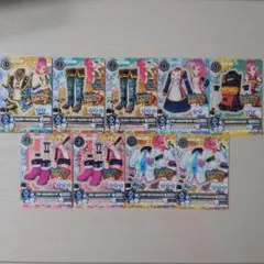 アイカツカード 9枚セット Swing ROCK クールタイプ
