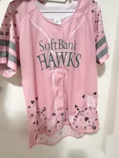 SoftBank HAWKS ユニフォーム ピンク 3Lサイズのサムネイル