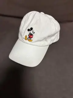【TDL】ミッキー　ベースボールキャップ　ホワイト　58cm
