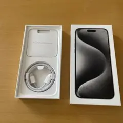 iPhone 空箱(本体なし)Apple純正USB-C充電ケーブル