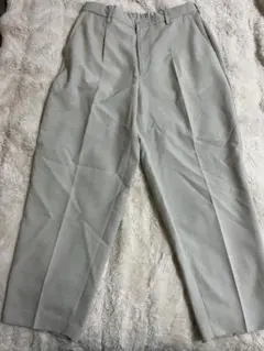 M1218 GU 321-339532 ワイドテーパードイージーアンクルパンツ