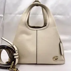 ✳︎良品✳︎コーチCOACH ラナショルダー ホワイト 2way ハンドバッグ