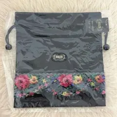 ［未使用］FEILER 花柄 巾着 ポーチ ②