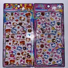 【正規品】ジュエルプチドロップシール ハムハムカフェ ハッピーマーチ 2枚セット