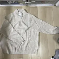 ユニクロ　スフレヤーンハーフジップセーター　4X L