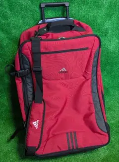 h*k様 ★送料無料★美品★ アディダス キャリーバッグ ボストンバッグ レッド