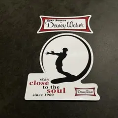 DeweyWeber ディーウェーバー ロングボード シングルフィン ステッカーのサムネイル