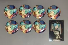 あんスタ　深海奏汰  エレメント　缶バッジ　クリアカード