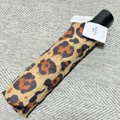 美品　COACH コーチ オセロット レオパード 折りたたみ傘 ヒョウ柄