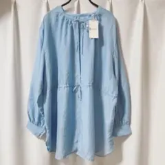 限定値下げ‼️レプシィム＊着回しブラウス 長袖 ブルー 新品