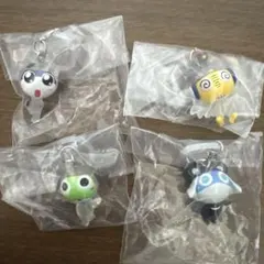 ケロロ軍曹 キーホルダー 4個セット めじるしアクセサリー 未使用未開封