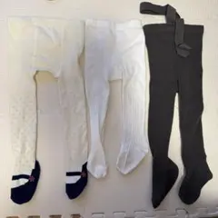 ベビータイツセット75cm 西松屋 SHEIN サスペンダー付きタイツ