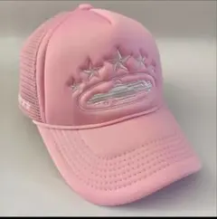 Corteiz ピンク メッシュキャップ