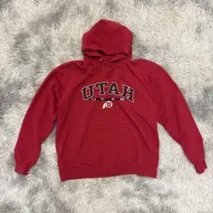 Hanes UTAH UTES /アメフト/カレッジパーカー/レッド