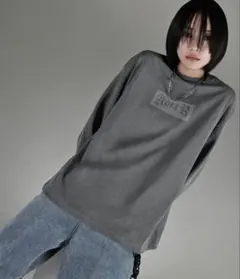 【新品】ADRER ヴィンテージ ラインストーン ロンT 長袖Tシャツ Mサイズのサムネイル