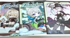 原神 リネ リネット フレミネ クリアファイル ローソン 明治 メルティキス