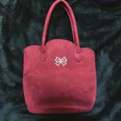 エクセーヌ ワインレッド　ハンドバッグ　和服にも可愛い