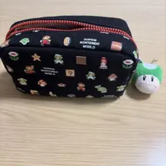 スーパーマリオ　ポーチ　緑キノコ付きのサムネイル