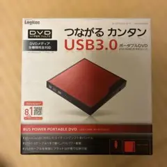 Logitec ポータブルDVDドライブ LDR-PMG8U3LRDのサムネイル