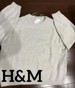★H&M★クルーネックニットプルオーバー【L】