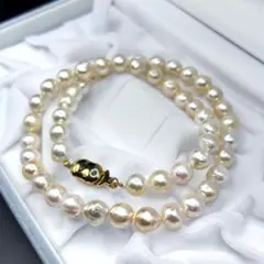 あこや本真珠 2連ネックレス c27 - メルカリ