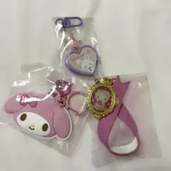 マイメロディ キーホルダー・ミラー セット　キティ　ウィッシュミーメル　サンリオ