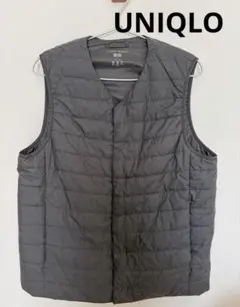 UNIQLO ユニクロ　パフテックコンパクトベスト グレー サイズM