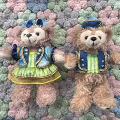 ダッフィー　シェリーメイ　ぬいぐるみバッジ