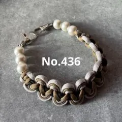 パラコード　ハンドストラップ　スマホストラップ　ハンドメイド　No.436