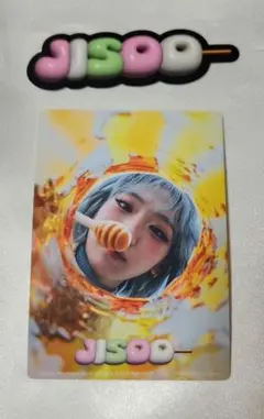 HANA JISOO Moment Box ジス ステッカー フォトカード